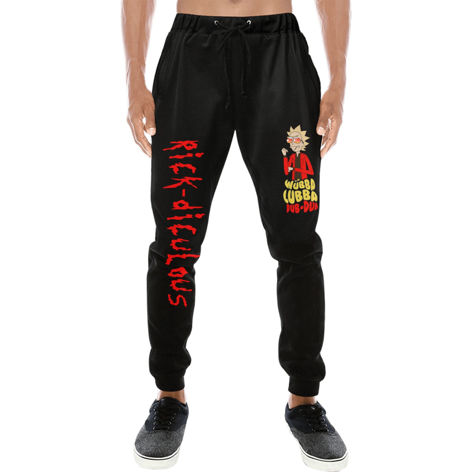 Rickdiculous Men's All Over Print Sweatpants (Model L11)