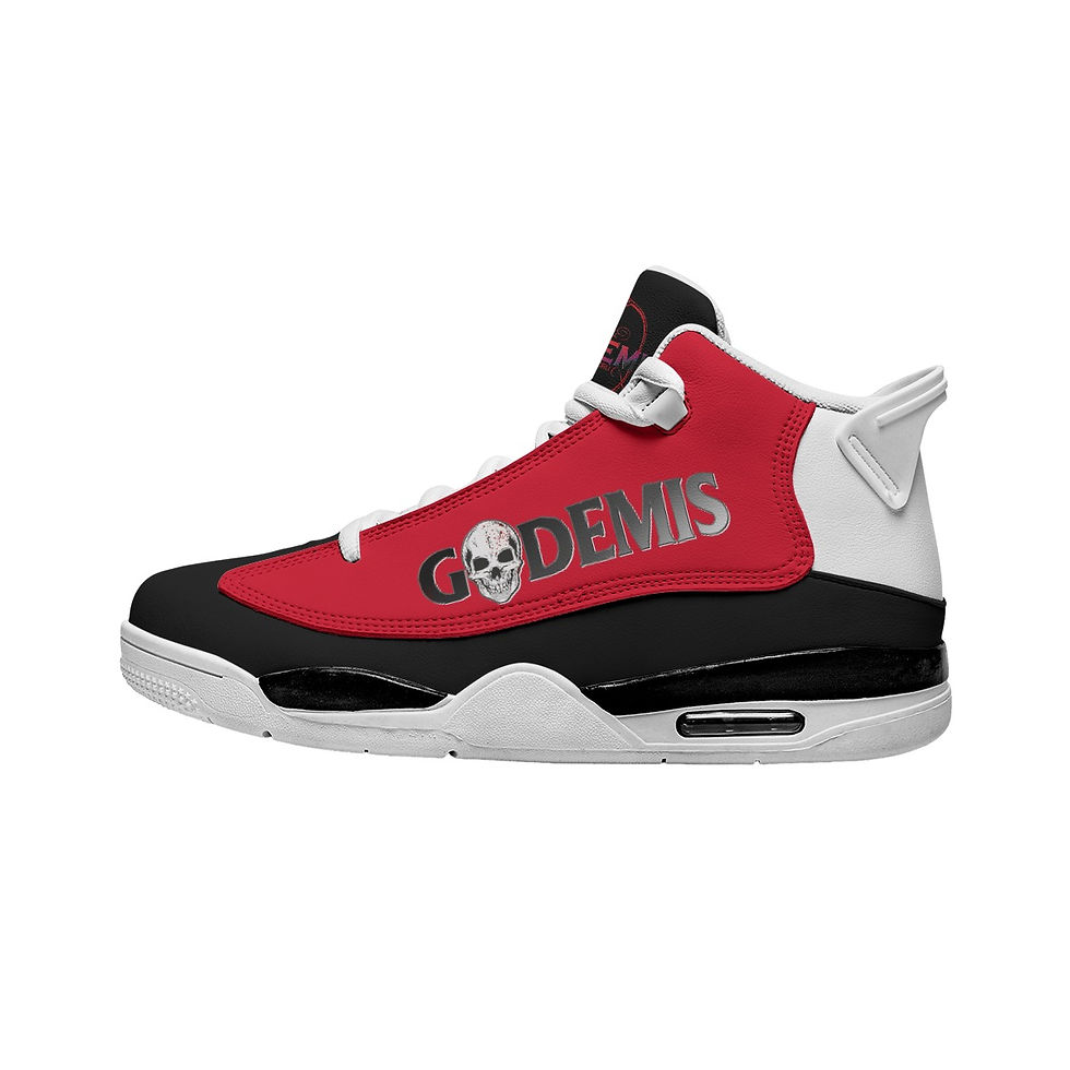 Thumbnail: Godemis Men's Shock Absorption and Non-Slip Basketball Shoes
