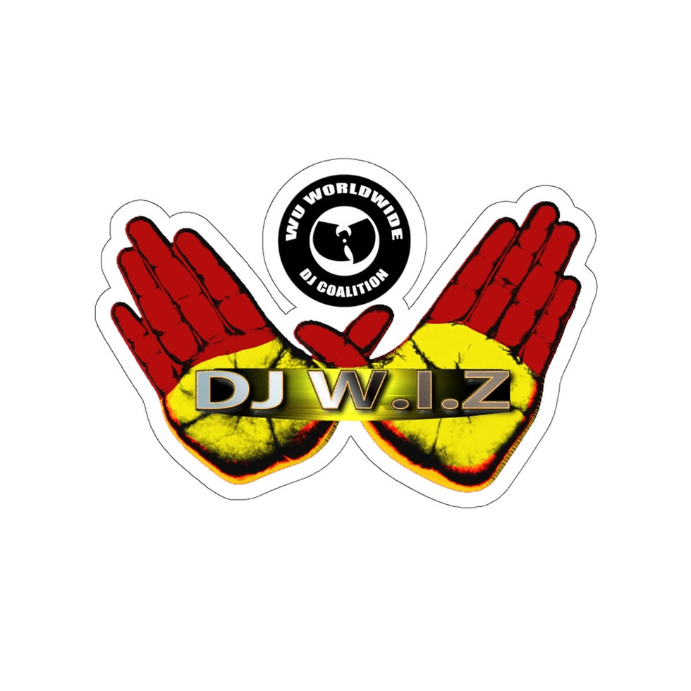 DJ W.I.Z Kiss-Cut Stickers