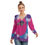 Thumbnail: Bigg Dave Women's Long Sleeve Neckline Tie Sweatshirt