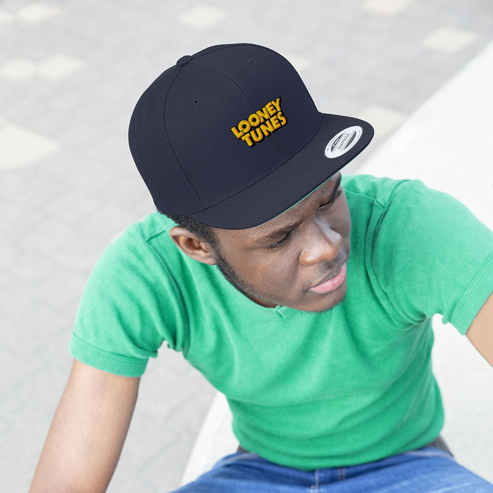 Thumbnail: Loony Tunes Unisex Flat Bill Hat