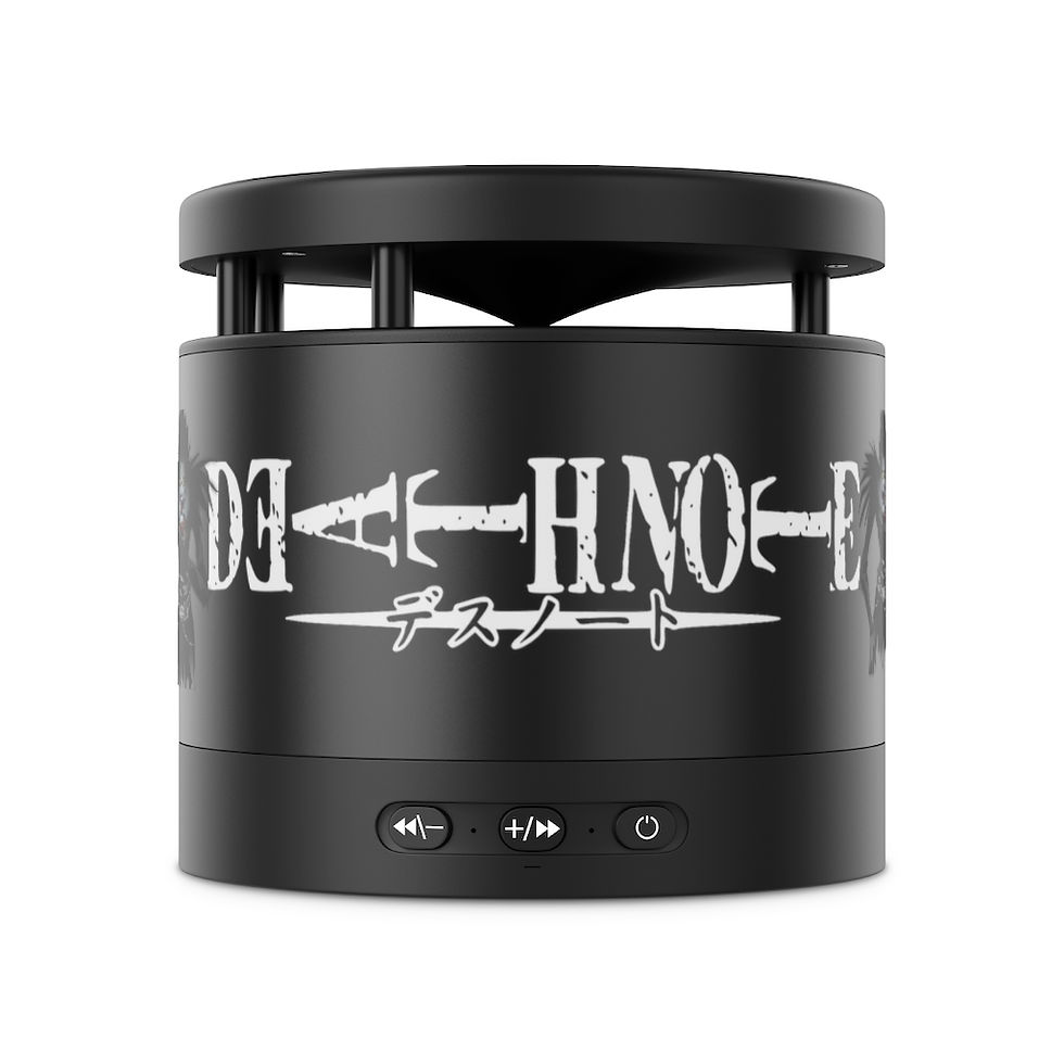 Deathnote Ryuk Metal Bluetooth Speaker and Wireless Charging Pad