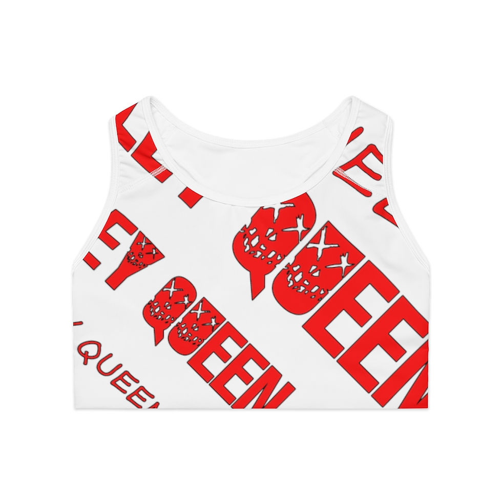 Thumbnail: Queen Sports Bra (AOP)