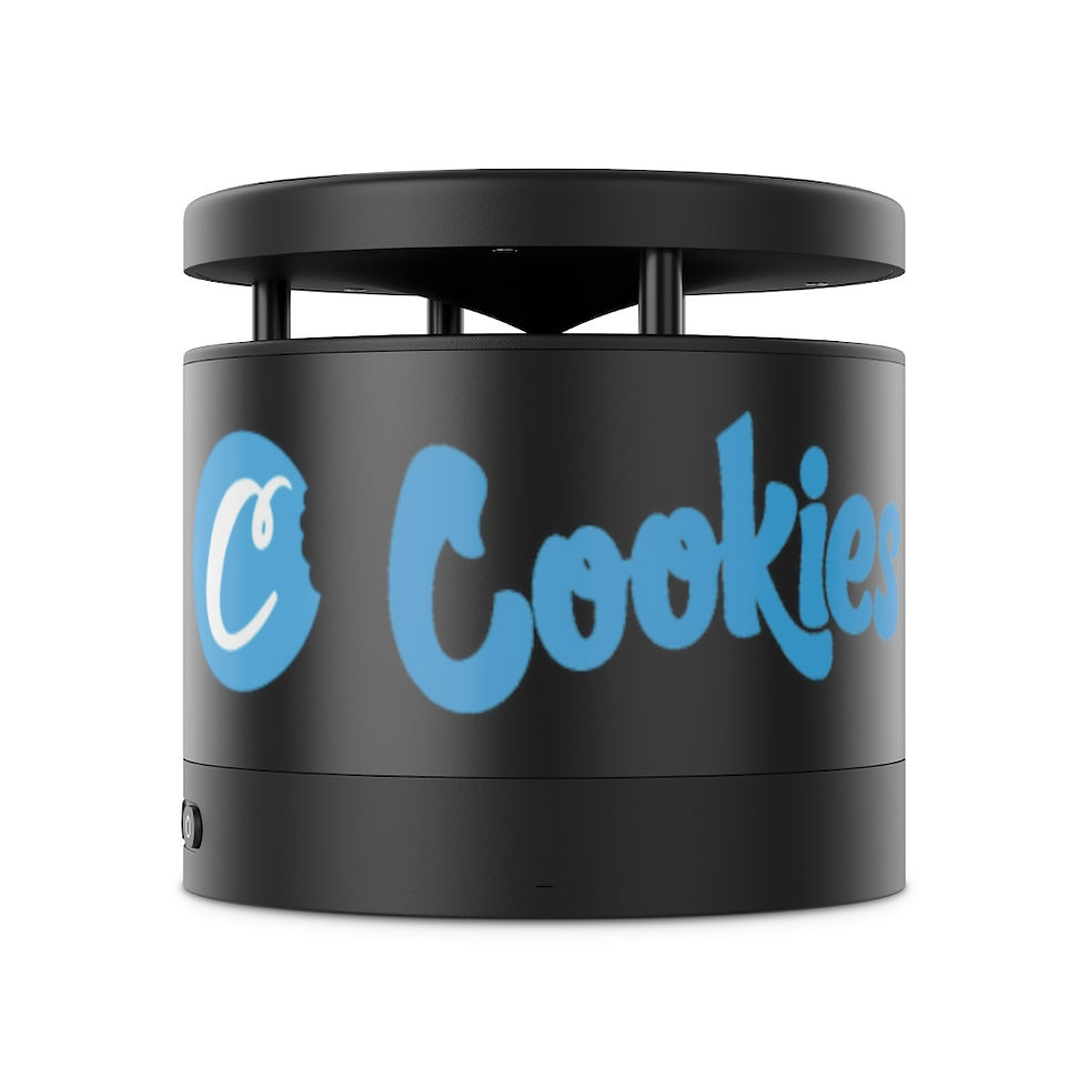 Thumbnail: C For Cookies Metal Bluetooth Speaker and Wireless Charging Pad
