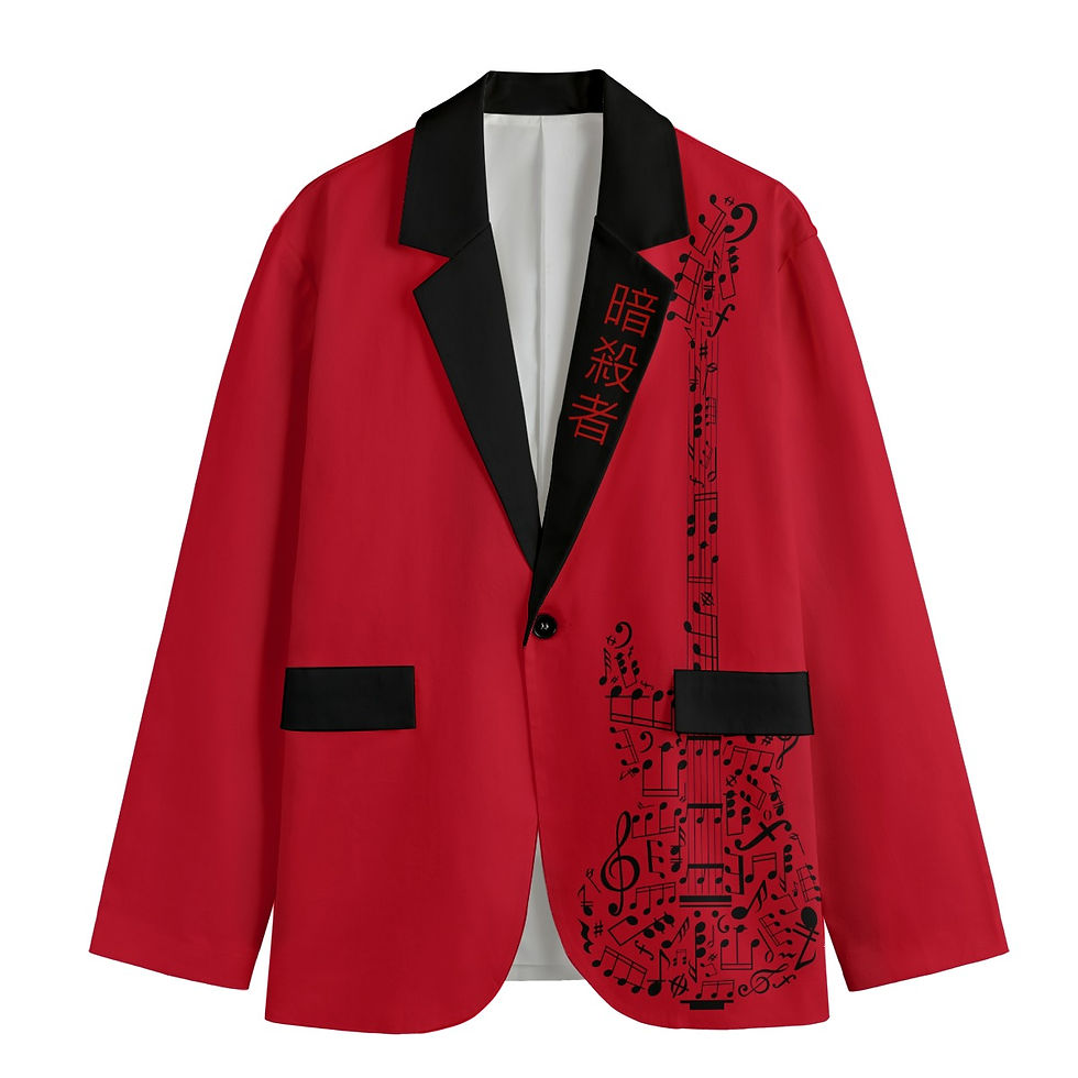 Music Assassin Men's Casual Blazer