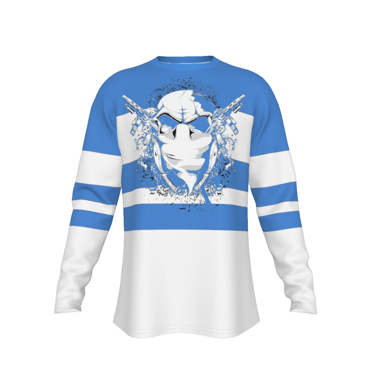 Gangsta Blue Men's Long Sleeve T-Shirt