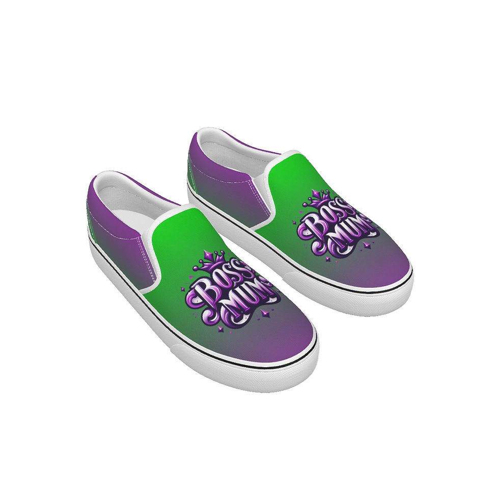 Thumbnail: Boss Mum Women's Slip On Sneakers