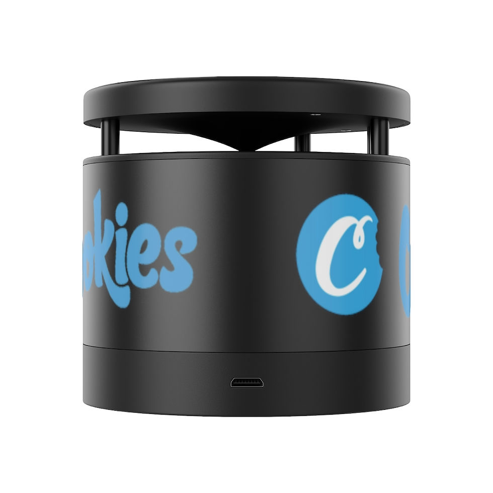 Thumbnail: C For Cookies Metal Bluetooth Speaker and Wireless Charging Pad