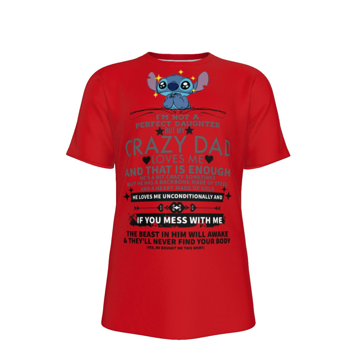 Crazy Dad Men's O-Neck T-Shirt