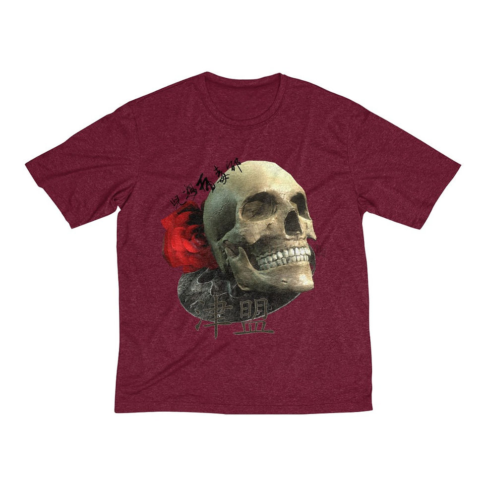 Thumbnail: Hustler Skull Men's Heather Dri-Fit Tee