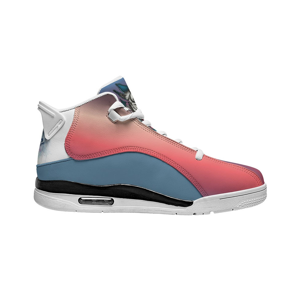 Thumbnail: A Tiger's Care Men's Shock Absorption and Non-Slip Basketball Shoes
