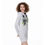Thumbnail: Panda Kanji Women's Long Hoodie