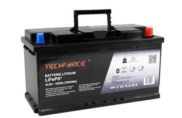 Batterie Techforce Lithium LiFePO4 150Ah