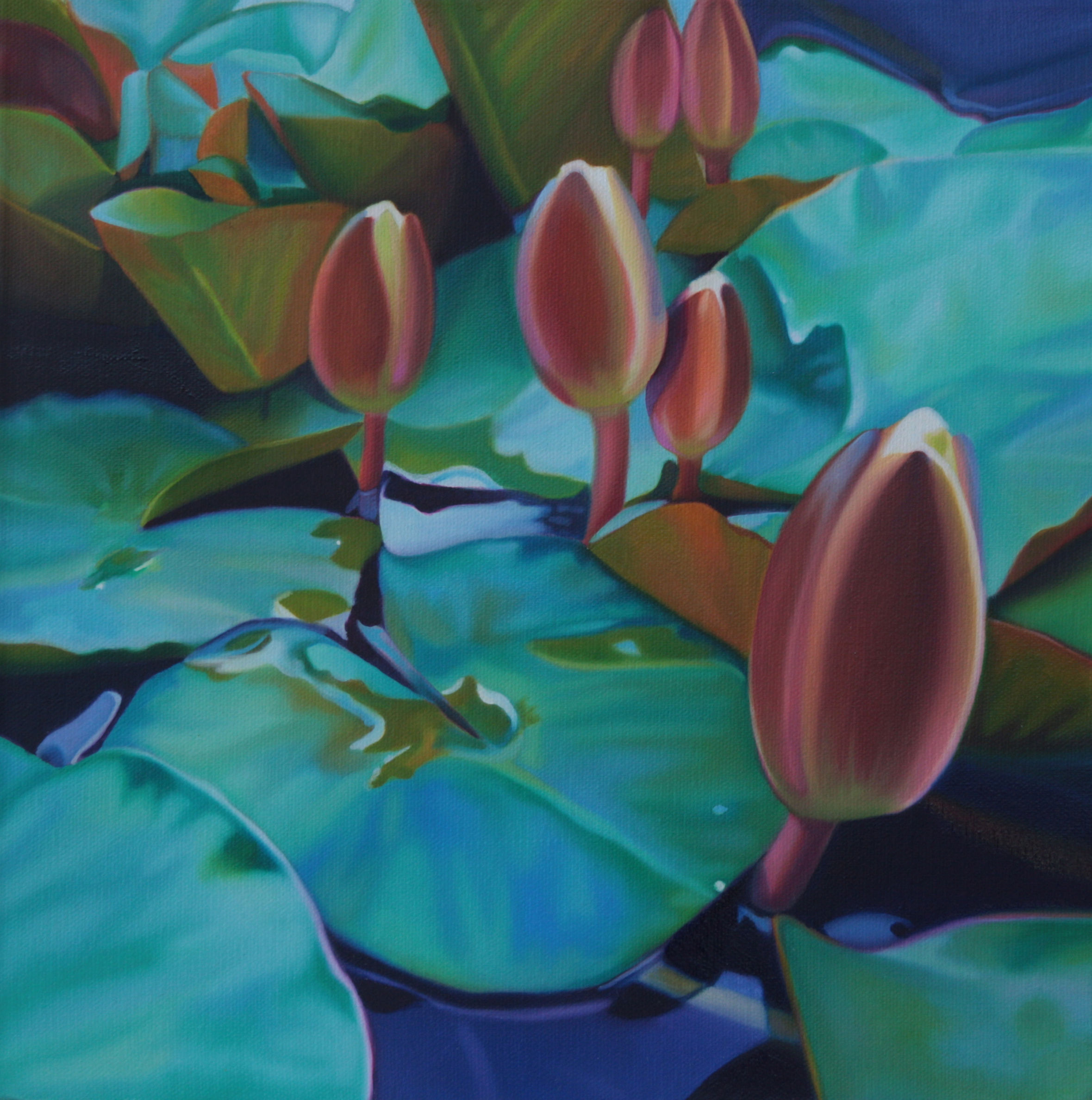 WATERLILIES NO.9   Original Painting