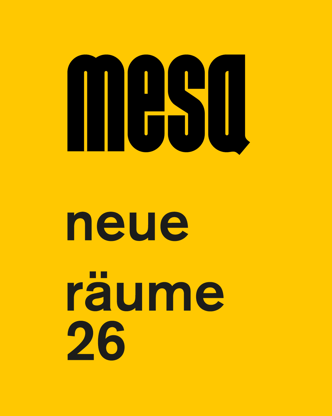 Flyer Neue Räume 2026