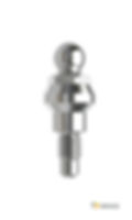 Ball attachment abutments Platform Switch, PS BA, GH 0 SC/SCX/RS/RSX/RI* 4.1 (58123)