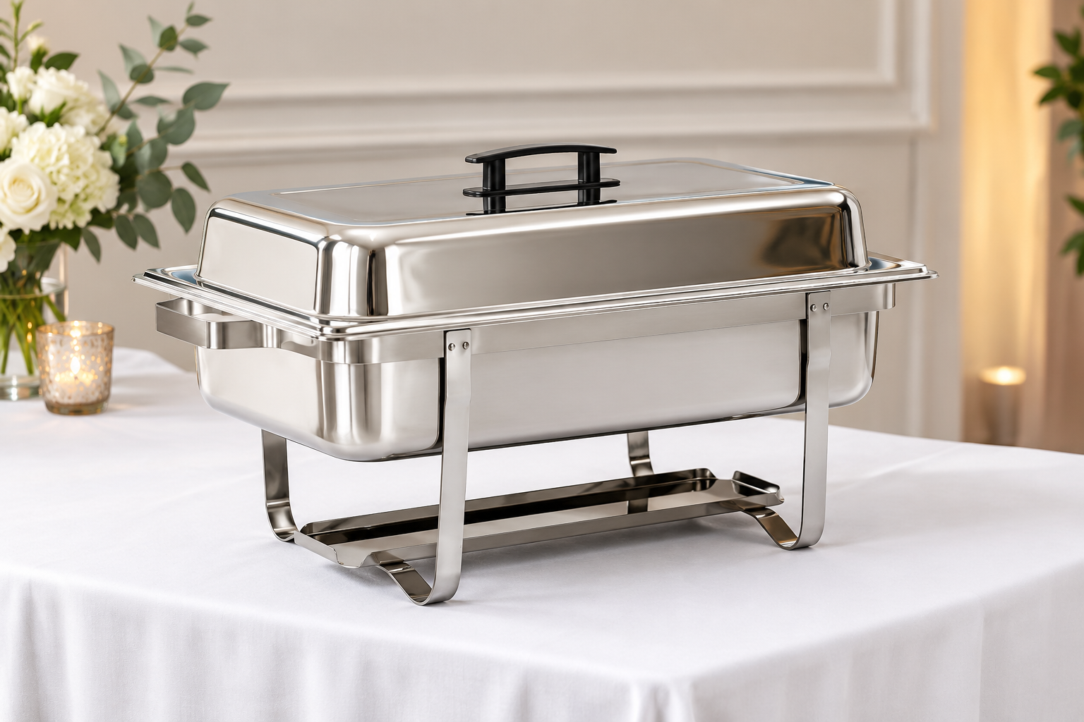 8-Quart Stainless Steel Chafing Dish