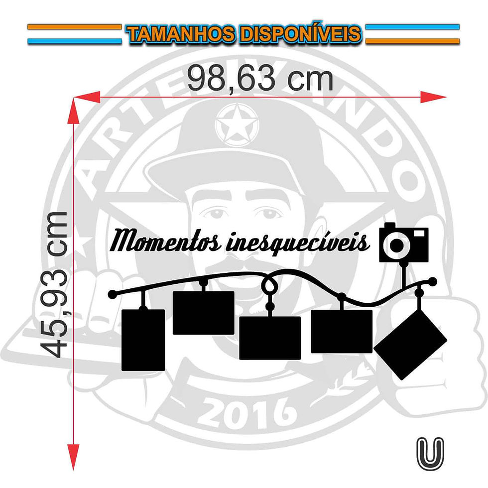 Miniatura: W13-Adesivo Momentos Inesquecíveis Fotos