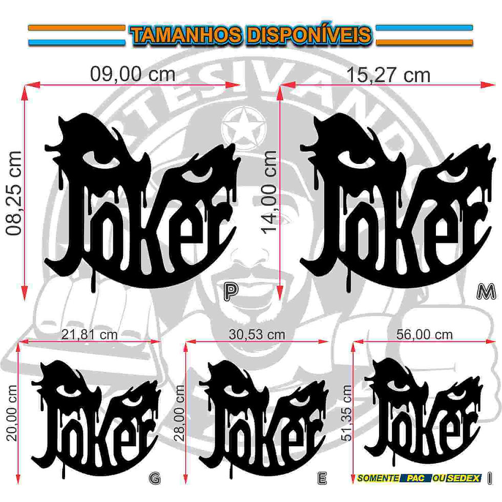 Miniatura: P64-Adesivo Coringa