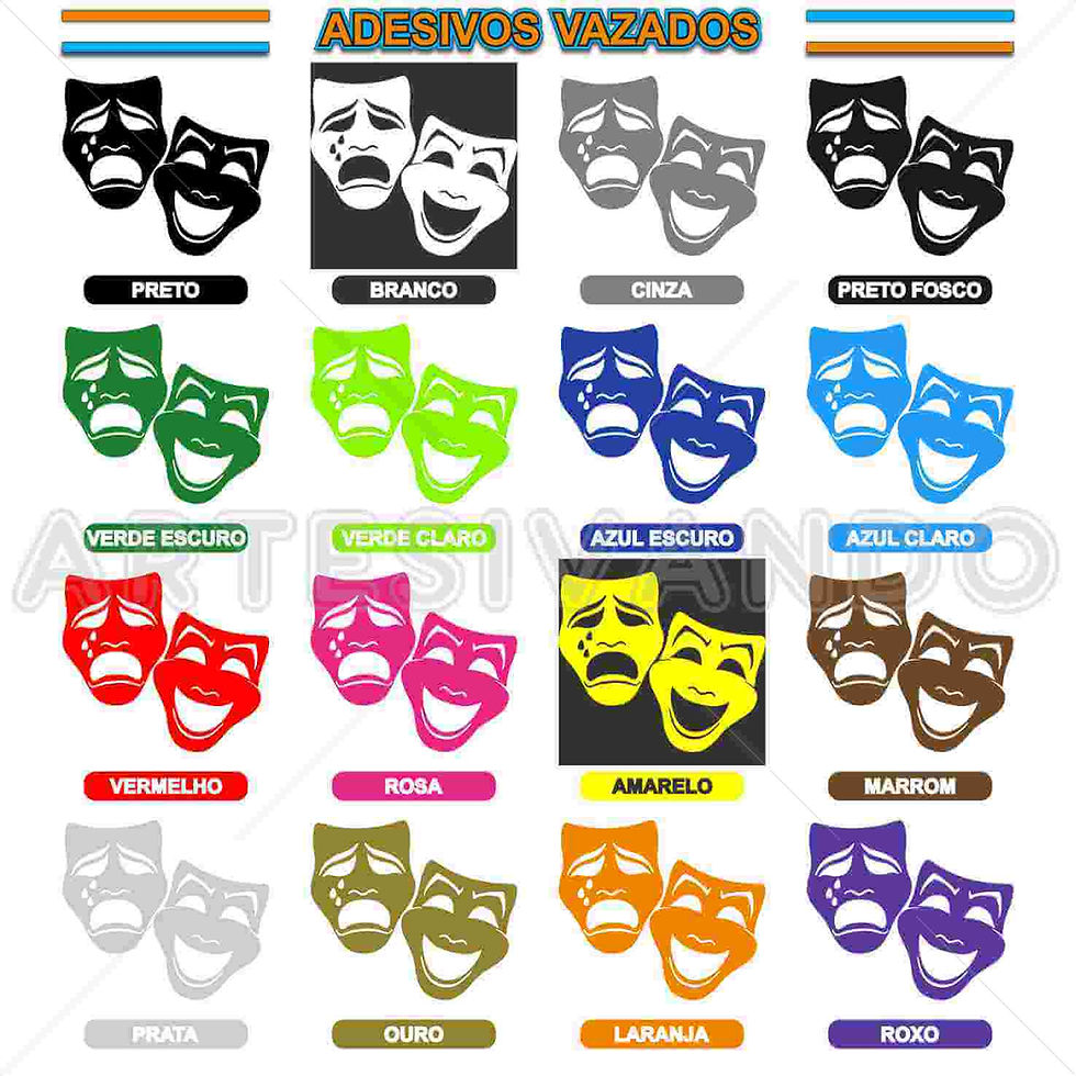 Miniatura: D07-Adesivo Chora Agora Ri Depois