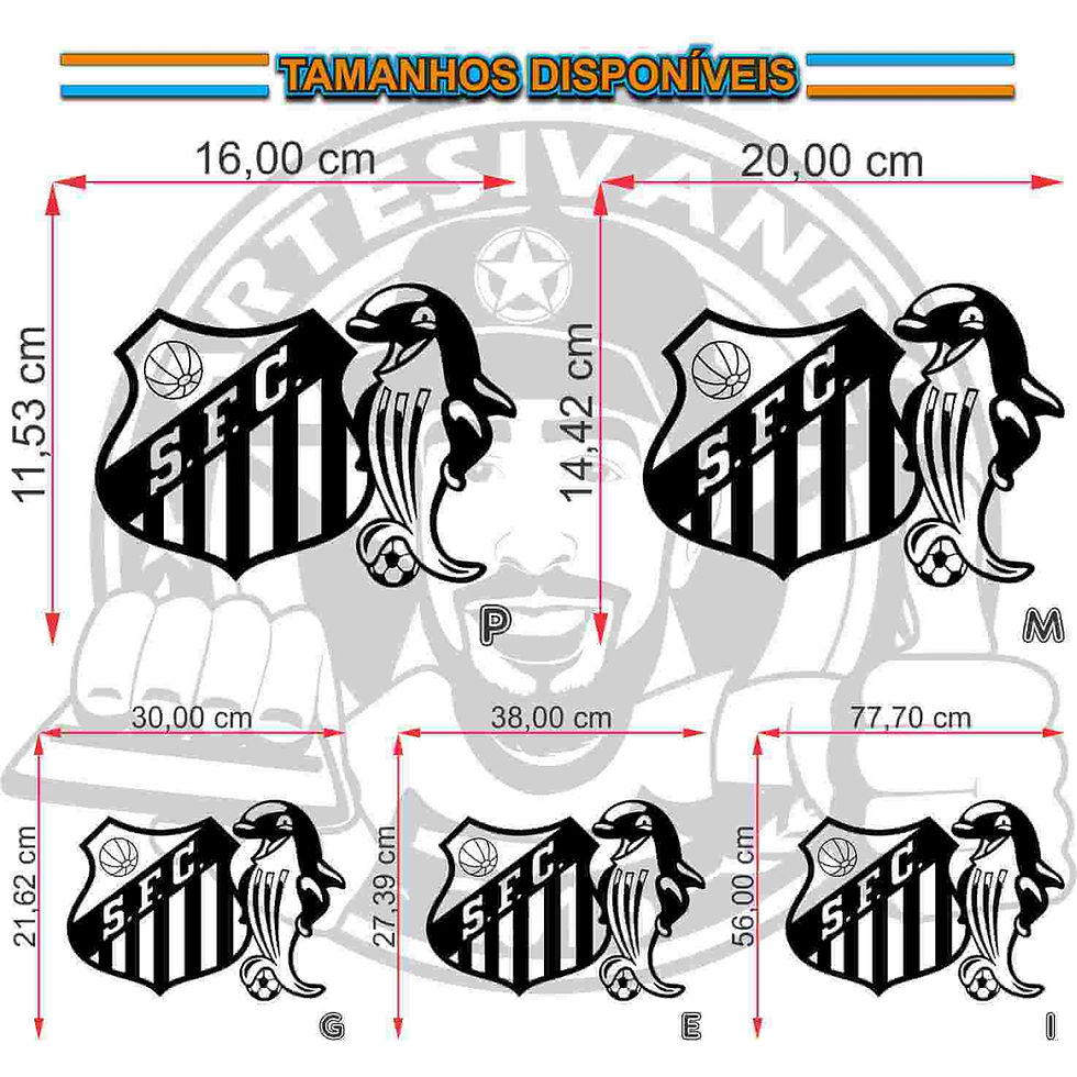 Miniatura: F02-Adesivo Santos