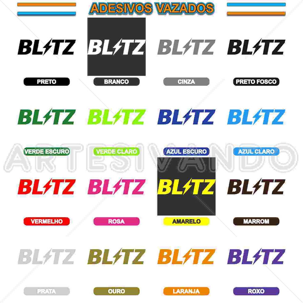 Miniatura: T219-Adesivo Blitz