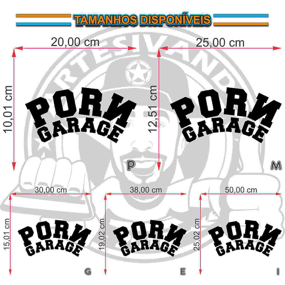 Miniatura: T114-Adesivo Porn Garage