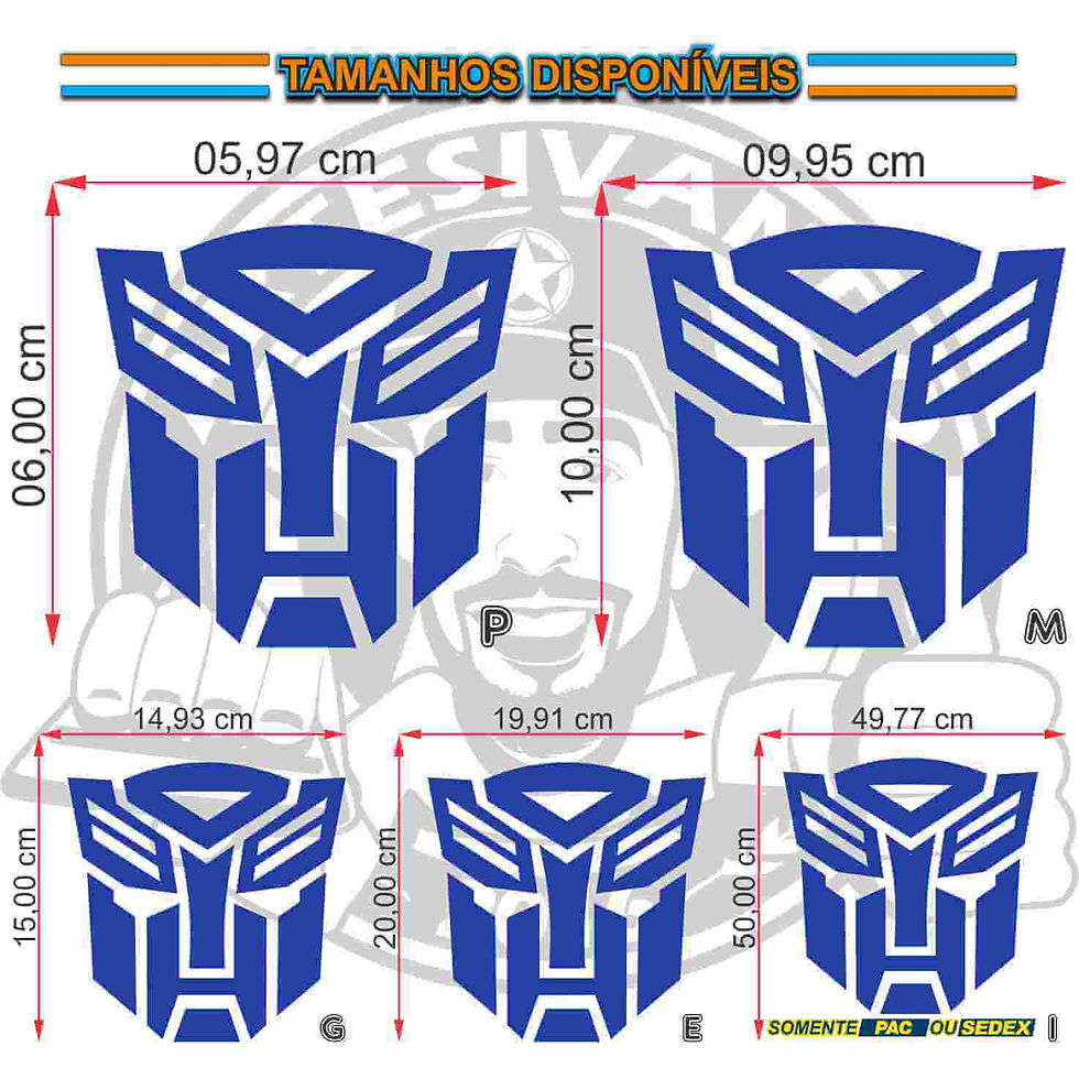 Miniatura: P32-Adesivo Transformers Autobots