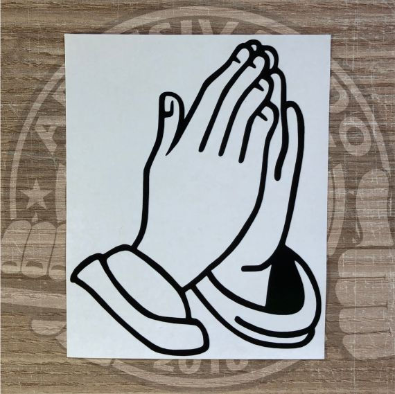 Miniatura: R07-Adesivo Mão Rezando