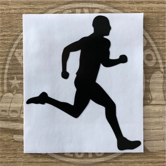 Miniatura: D57-Adesivo Corredor Atleta