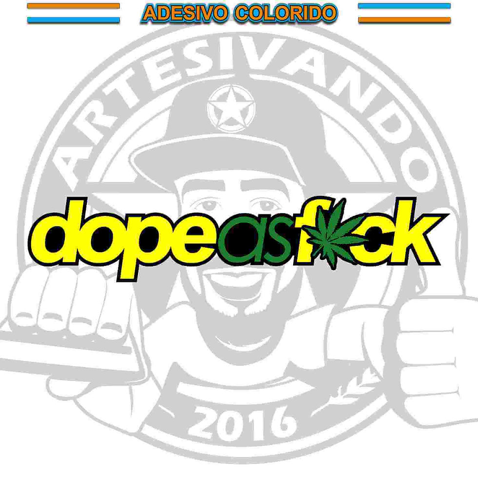 Miniatura: D55-Adesivo Dope as Fuck