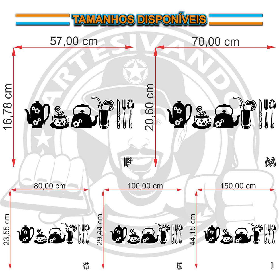 Miniatura: W12-Adesivo Cozinha