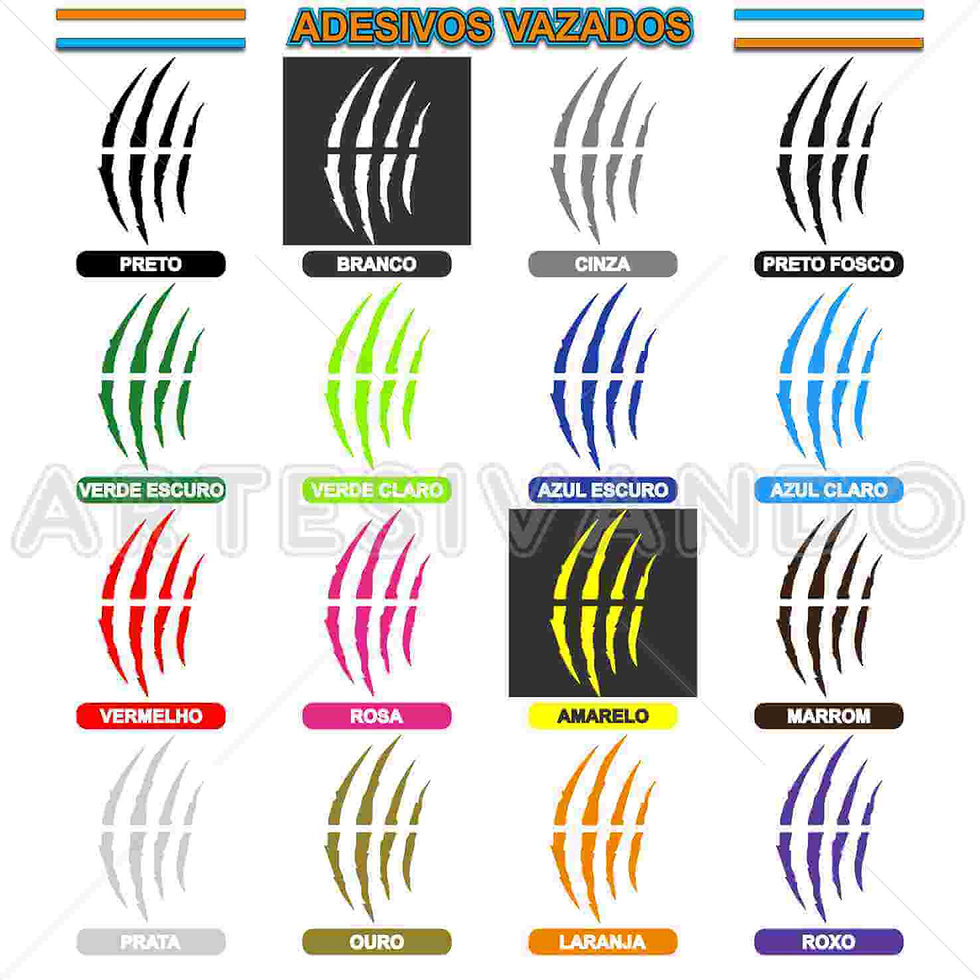 Miniatura: M85-Adesivo Garra Monster