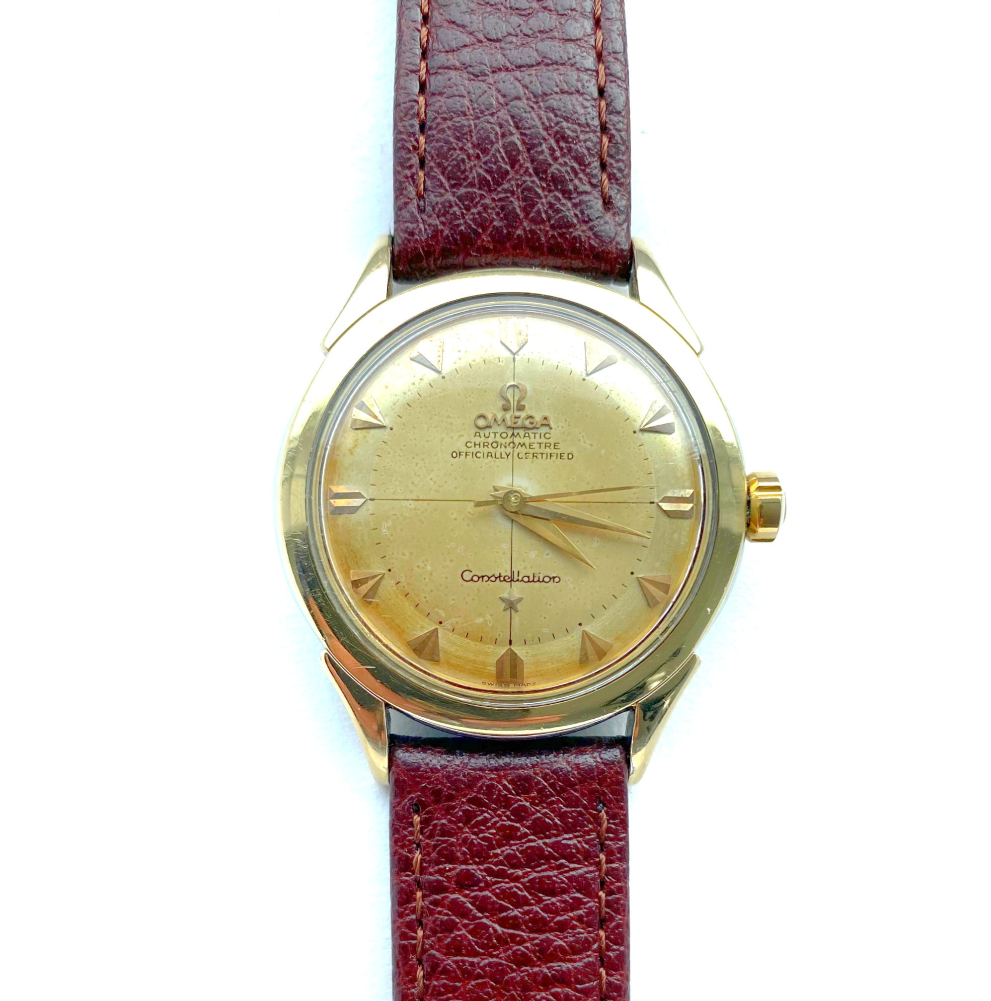 Omega Constellation Chronometer two tone Gold 1954