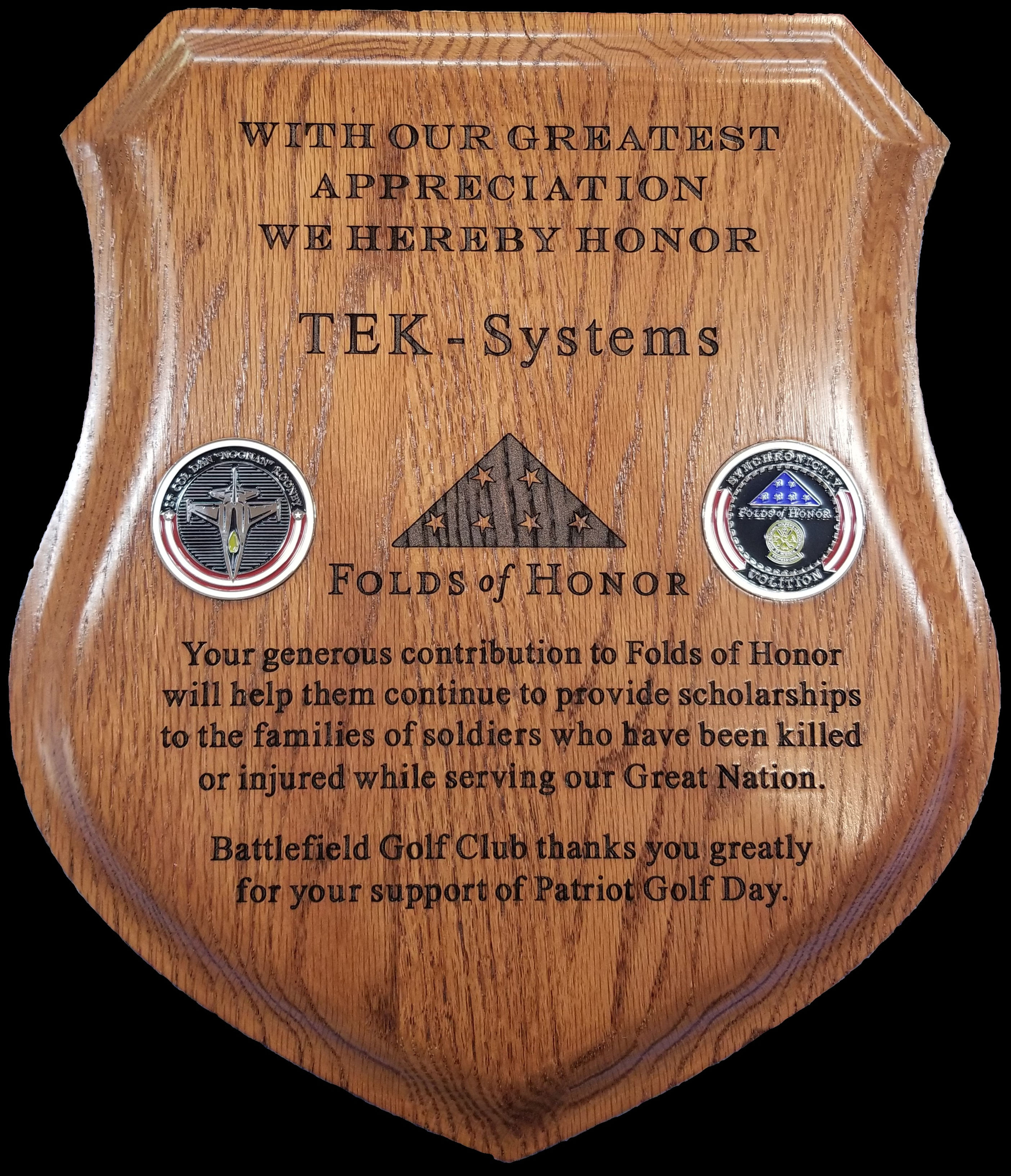 Shield Plaque
