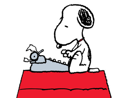 Era una noche oscura y tormentosa sobre el teclado de Snoopy