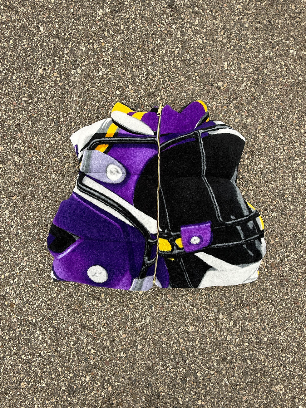 Thumbnail: Vikings Blanket Puffer Vest