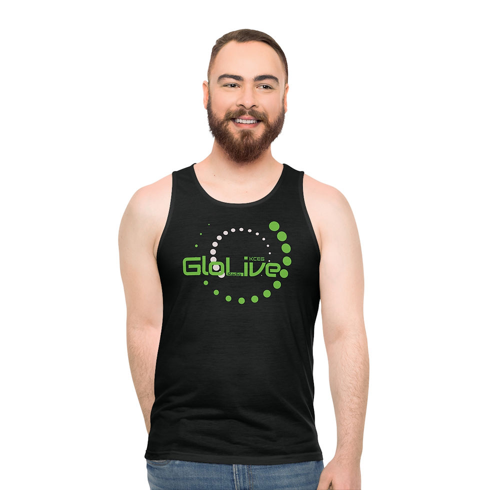 Thumbnail: Black Unisex Tank Top (AOP)