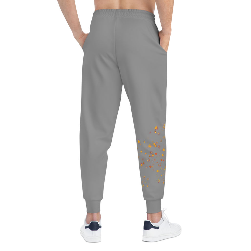 섬네일: And Did! Grey (Burnt Orange) Athletic Joggers
