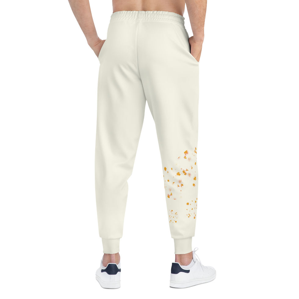 섬네일: And Did! Ivory (Golden) Athletic Joggers