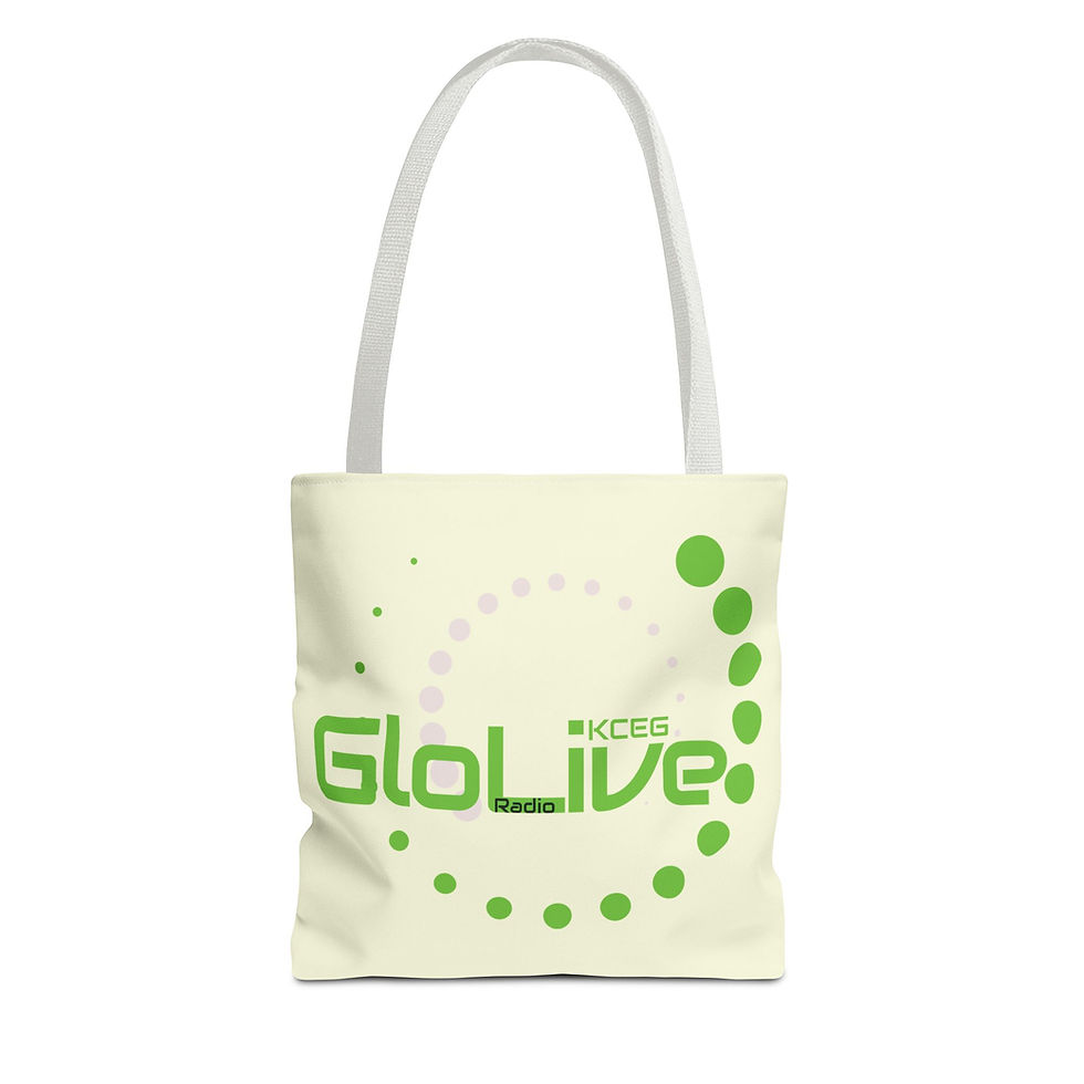 Thumbnail: KCEG GloLive Radio's Beige Tote Bag