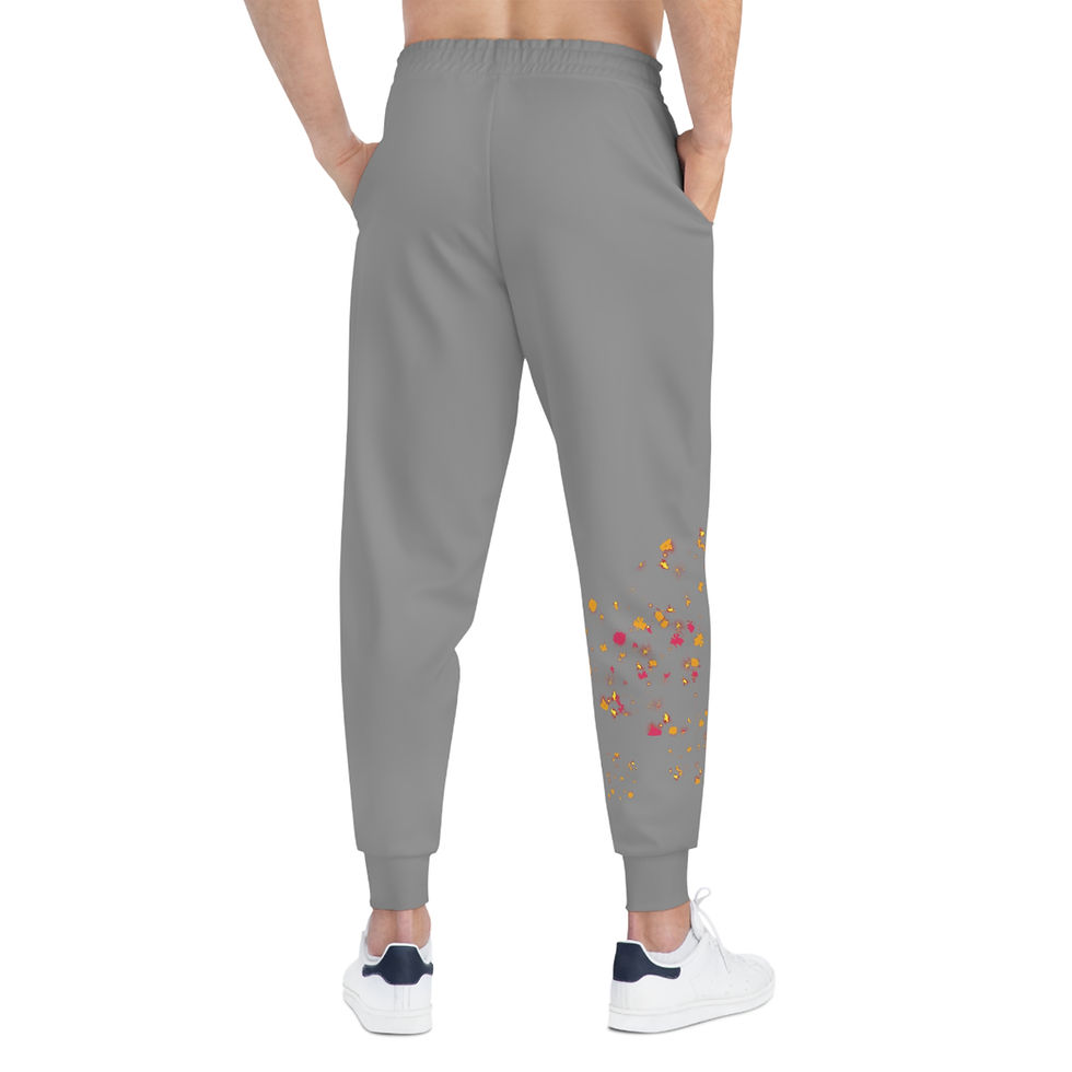 縮圖：And Did! Grey (Pink) Athletic Joggers