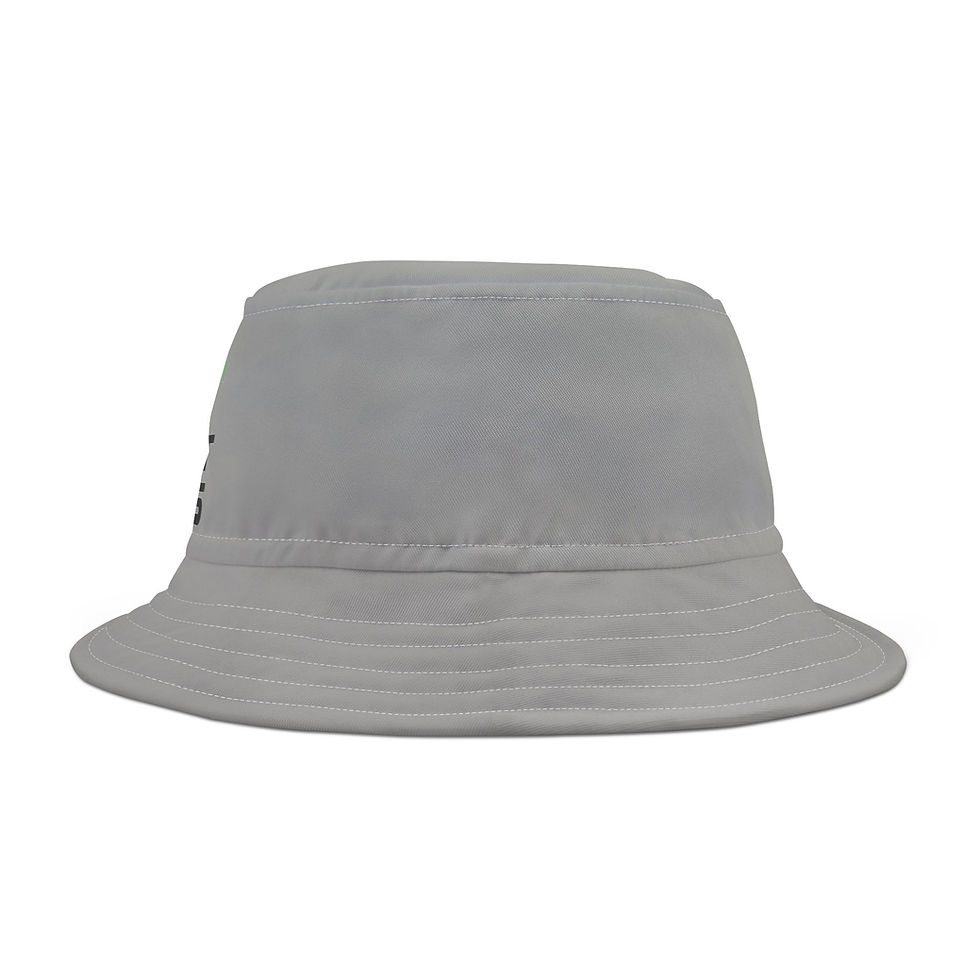 サムネイル： KBeat Vibes Light Grey Bucket Hat