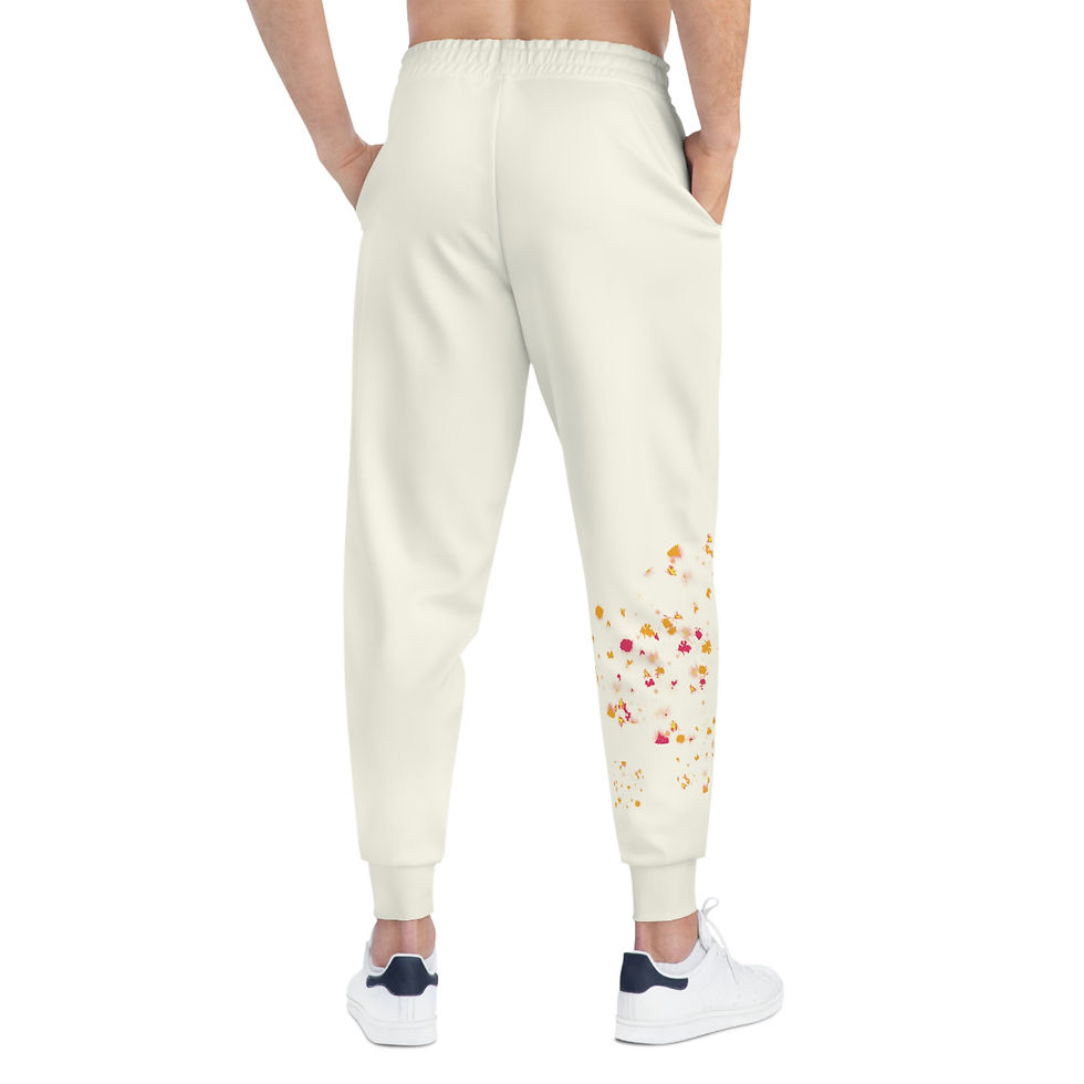 섬네일: And Did! Ivory (Pink) Athletic Joggers