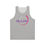 Thumbnail: Light Grey/Purple/Pink Unisex Tank Top (AOP)