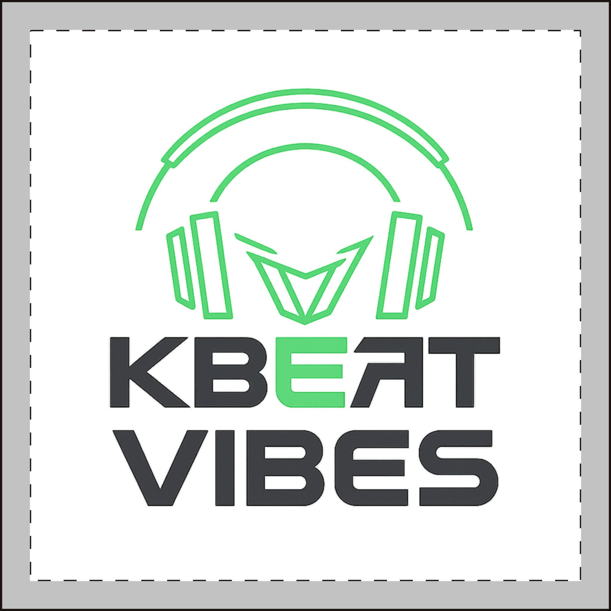 Kbeat Vibes White Mini Plush Keychain