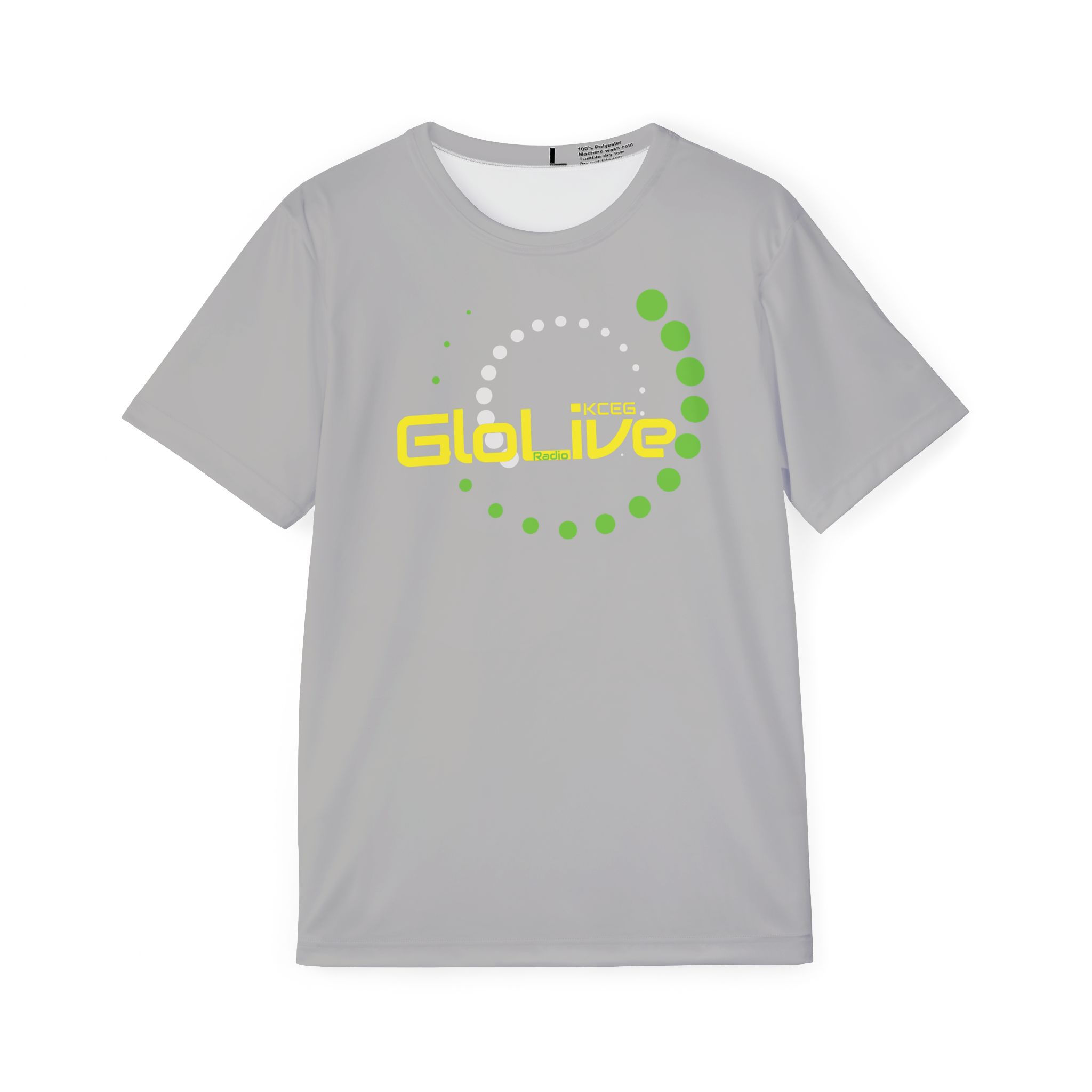 Light Grey/Yellow/Green Sports Jersey