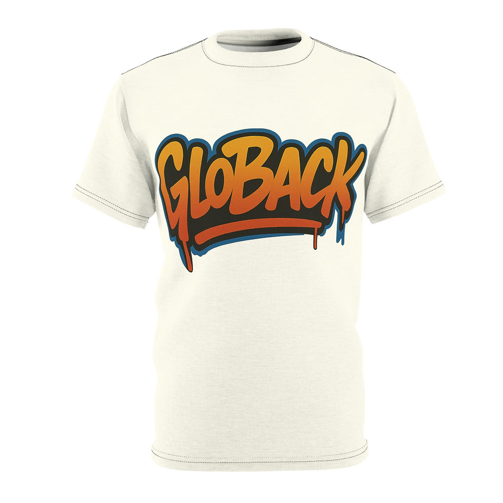 תמונה ממוזערת: GloBack's Graffiti Tag Tee Ivory