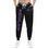 Thumbnail: Black/Purple Athletic Joggers (AOP)