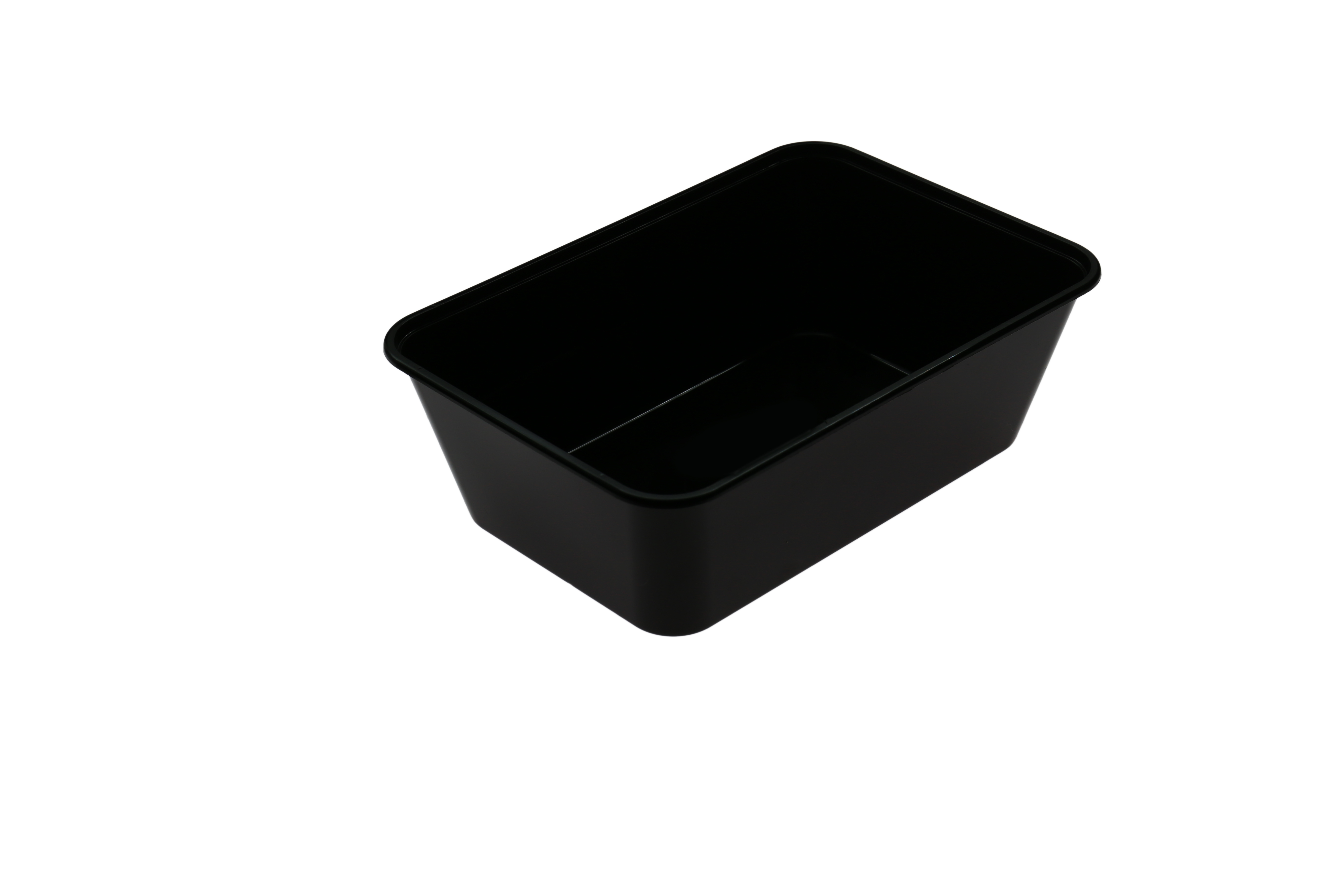 750ml Rectangular Container Black